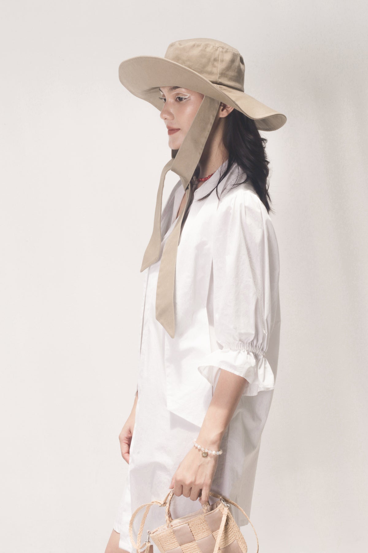 Chapeau Sabbia en coton soyeux