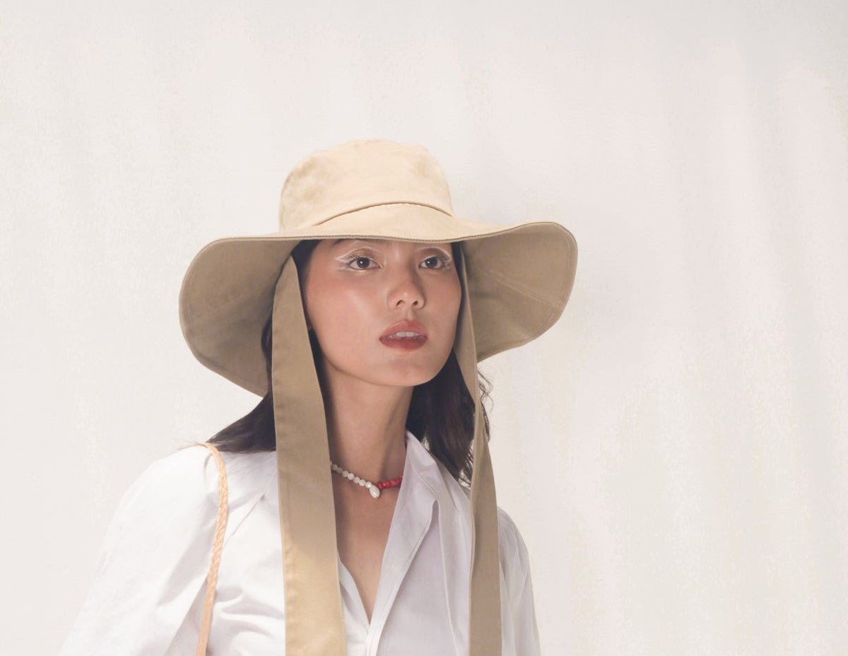Chapeau Sabbia en coton soyeux