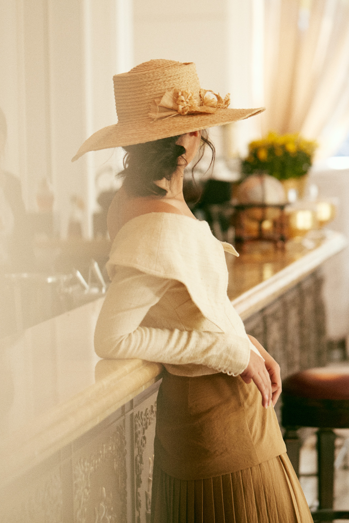 Le Jardin raffia hat