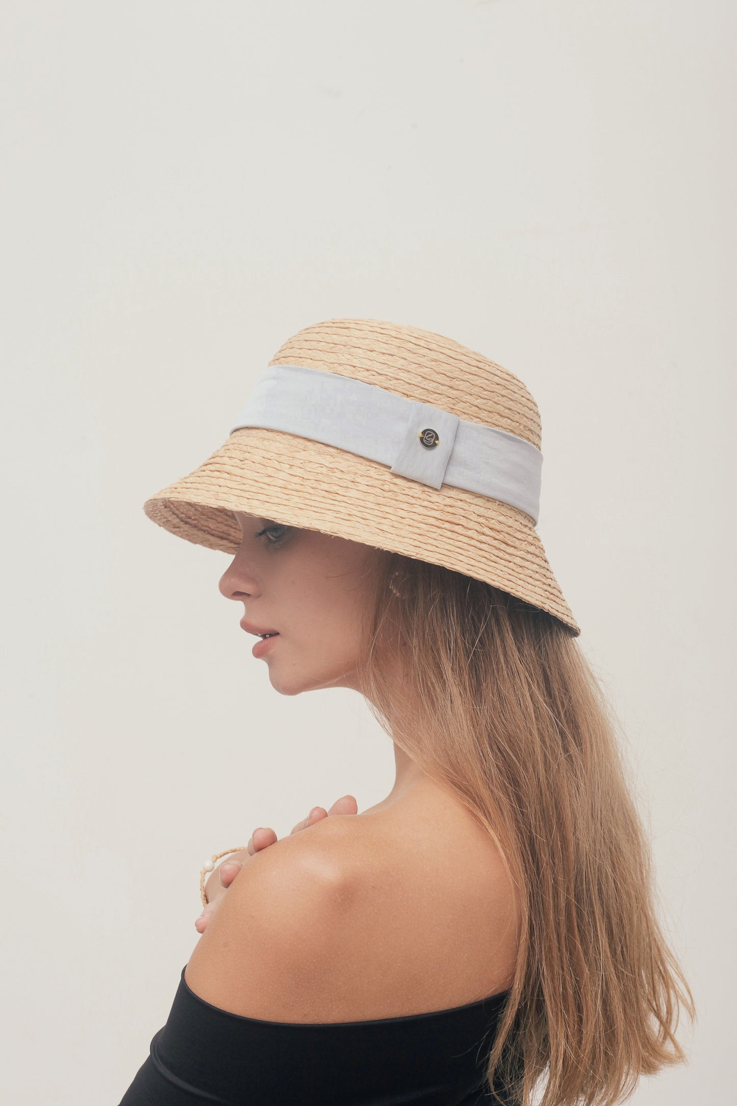 Nón chuông raffia Lucienne