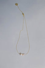 Load image into Gallery viewer, Morgan necklace from morganite and pearl