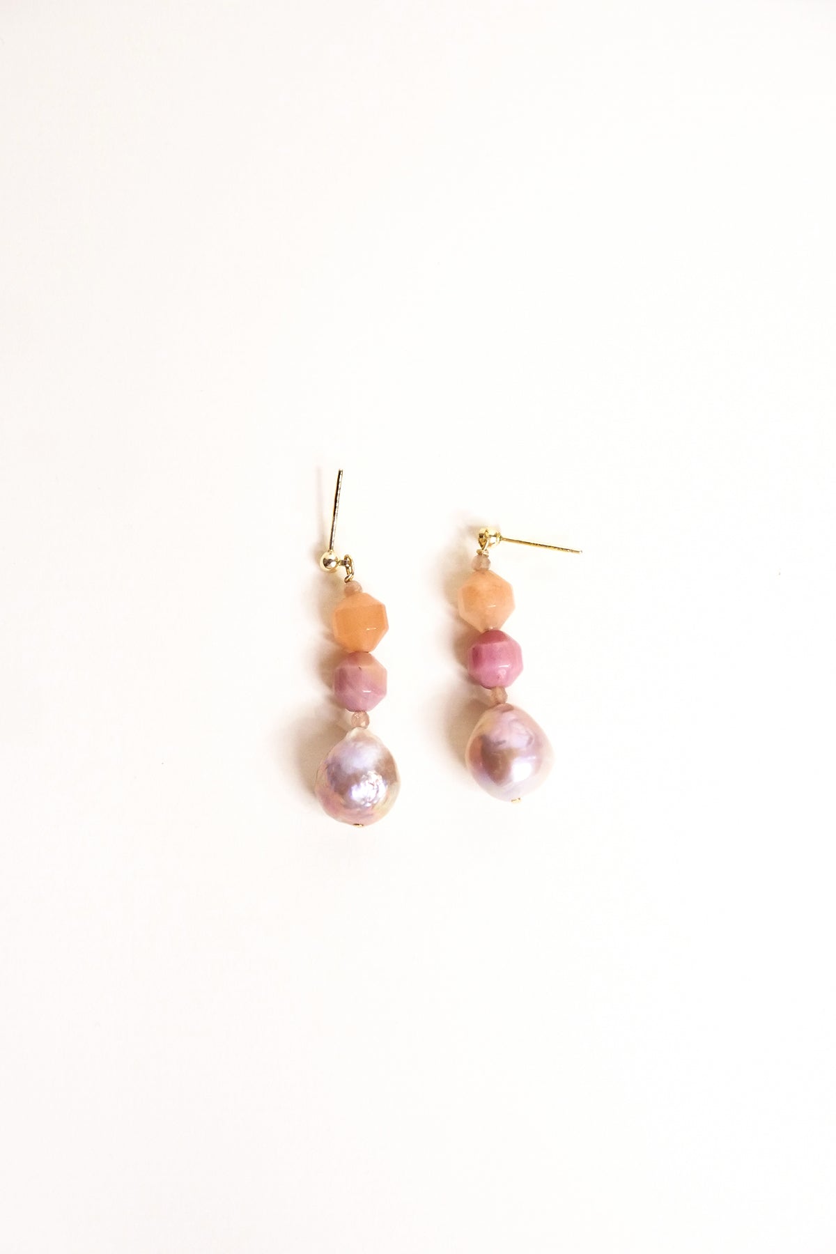 Rosette earrings
