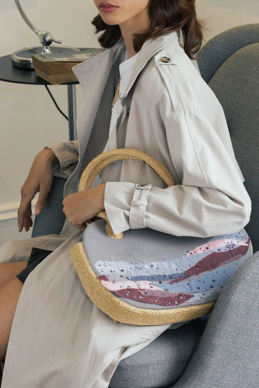 Sac à main Lalaland en raphia
