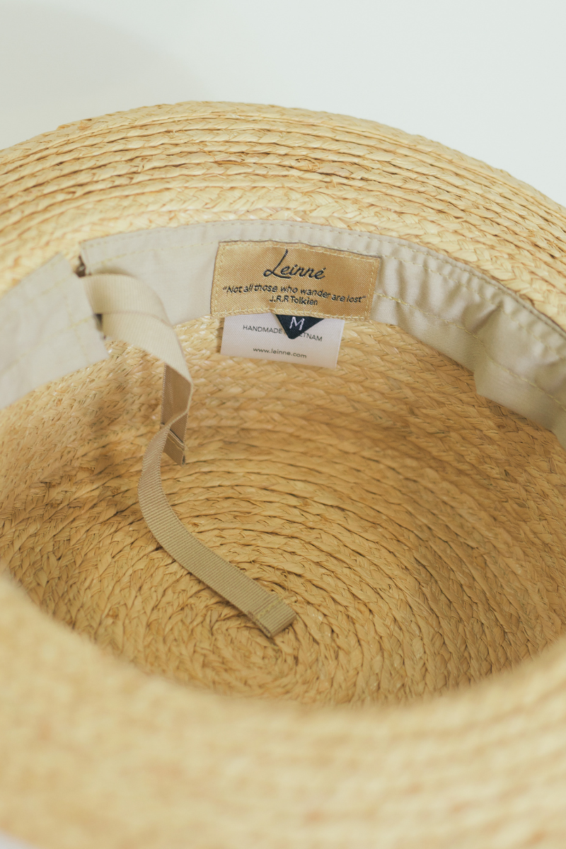 James boater hat for women in natural raffia