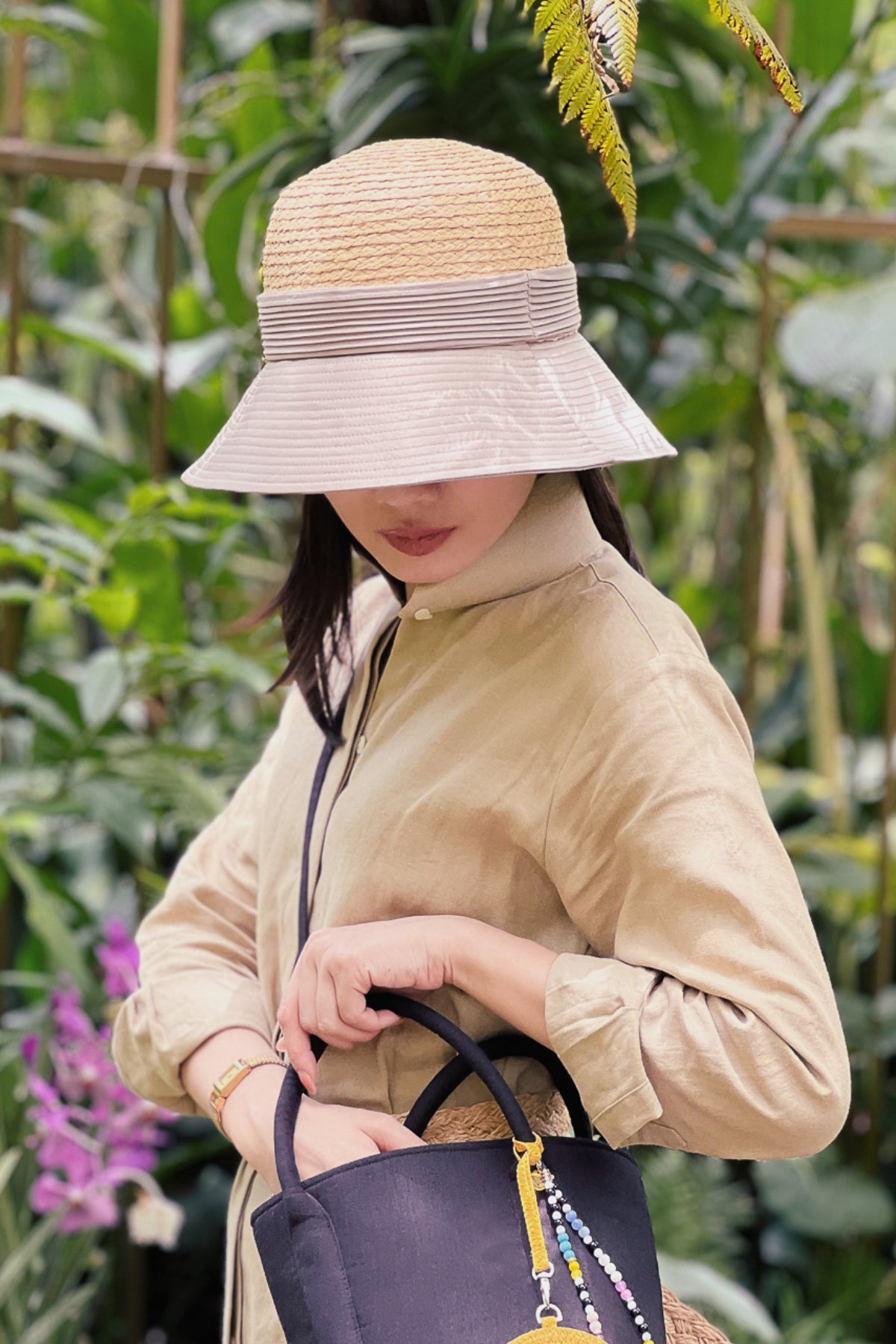 Whiteley long downturn brim hat