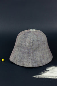 Lalaland bucket hat made from upcycled fabric spontaneous decorative details