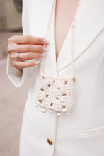 Load image into Gallery viewer, Adena wedding mini woven necklace bag