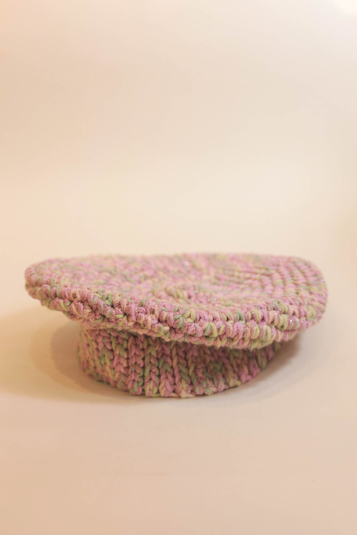 Amelia handwoven wool beret