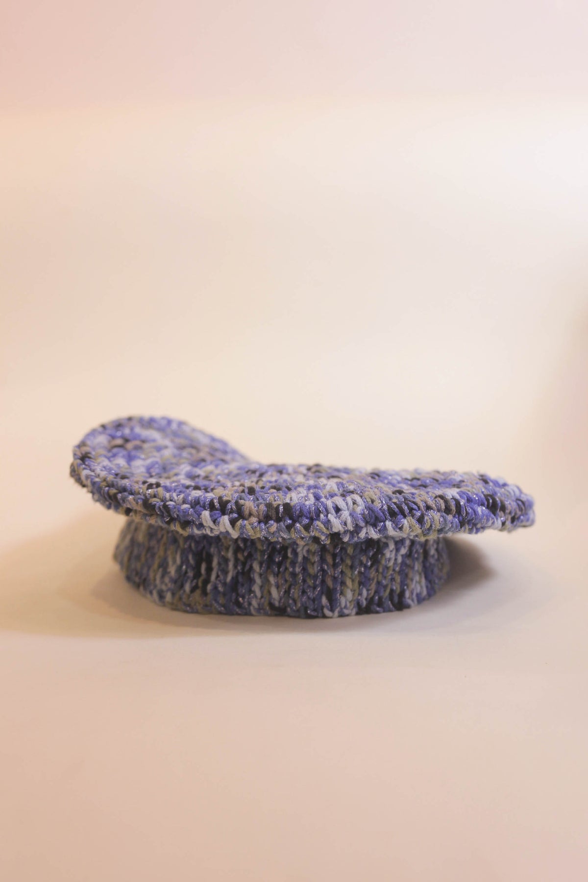 Amelia handwoven wool beret