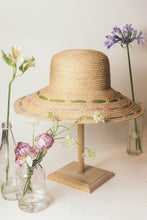 Load image into Gallery viewer, Anne with an E raffia wide brim hat