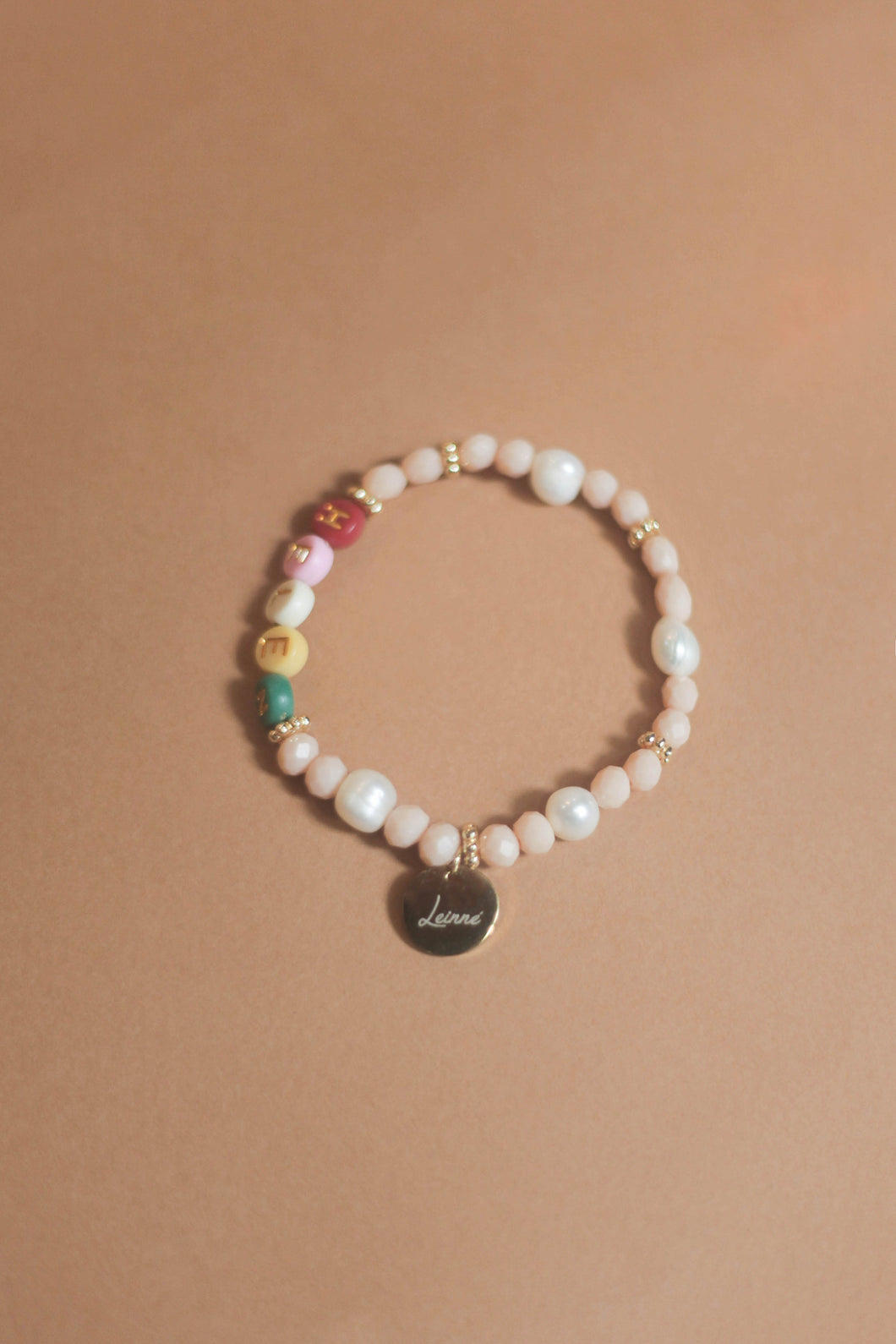 Candy pearl personalized bracelet