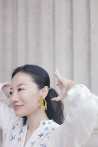 Amanda handwoven earrings