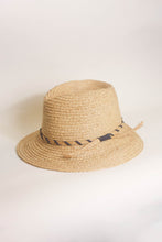 Load image into Gallery viewer, Clement natural raffia fedora hat