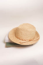 Load image into Gallery viewer, Clement natural raffia fedora hat