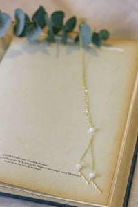 Serenity pearl necklace