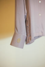 Charger l&#39;image dans la visionneuse de galerie, Chemise en soie violette Evelyn