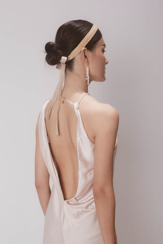 Băng đô raffia mảnh