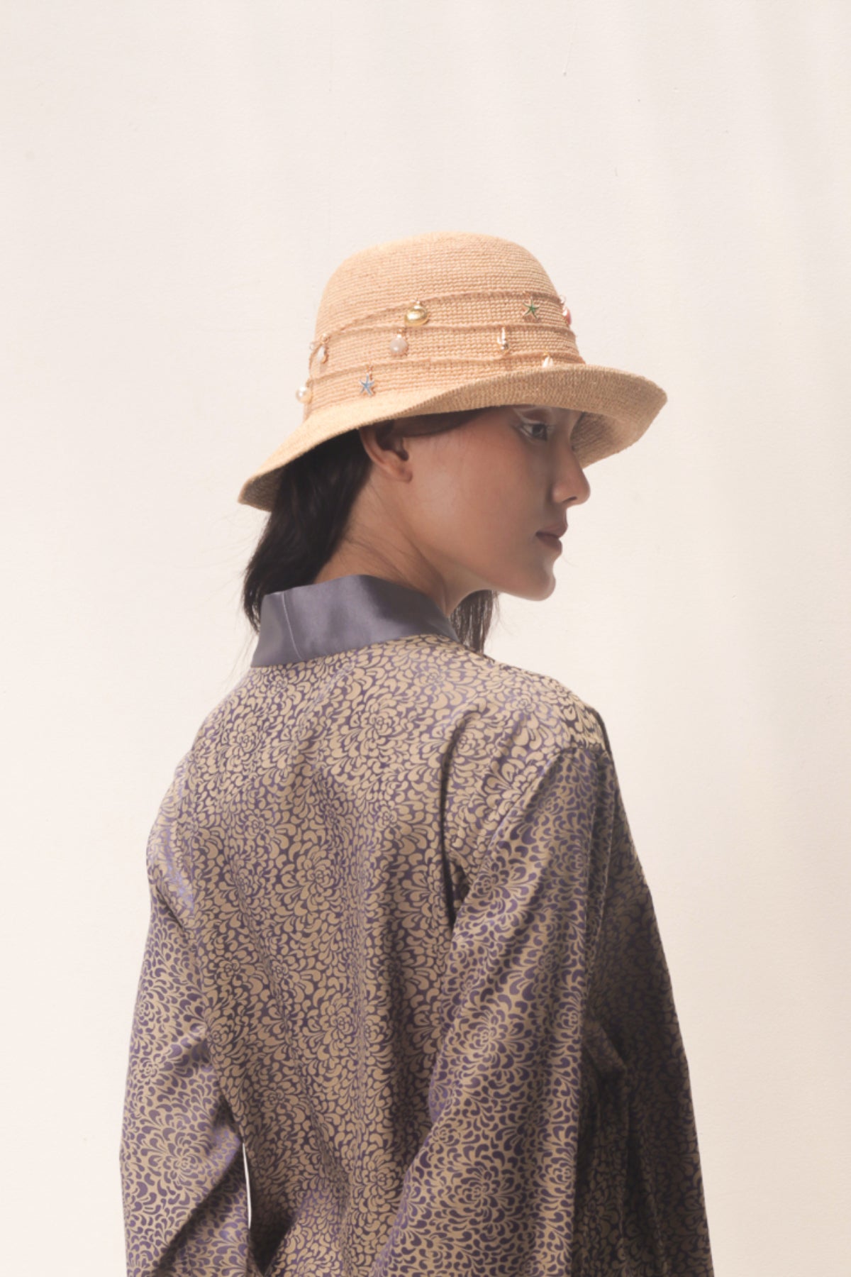 Niley shell bucket hat