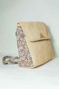 Habi Classic raffia backpack