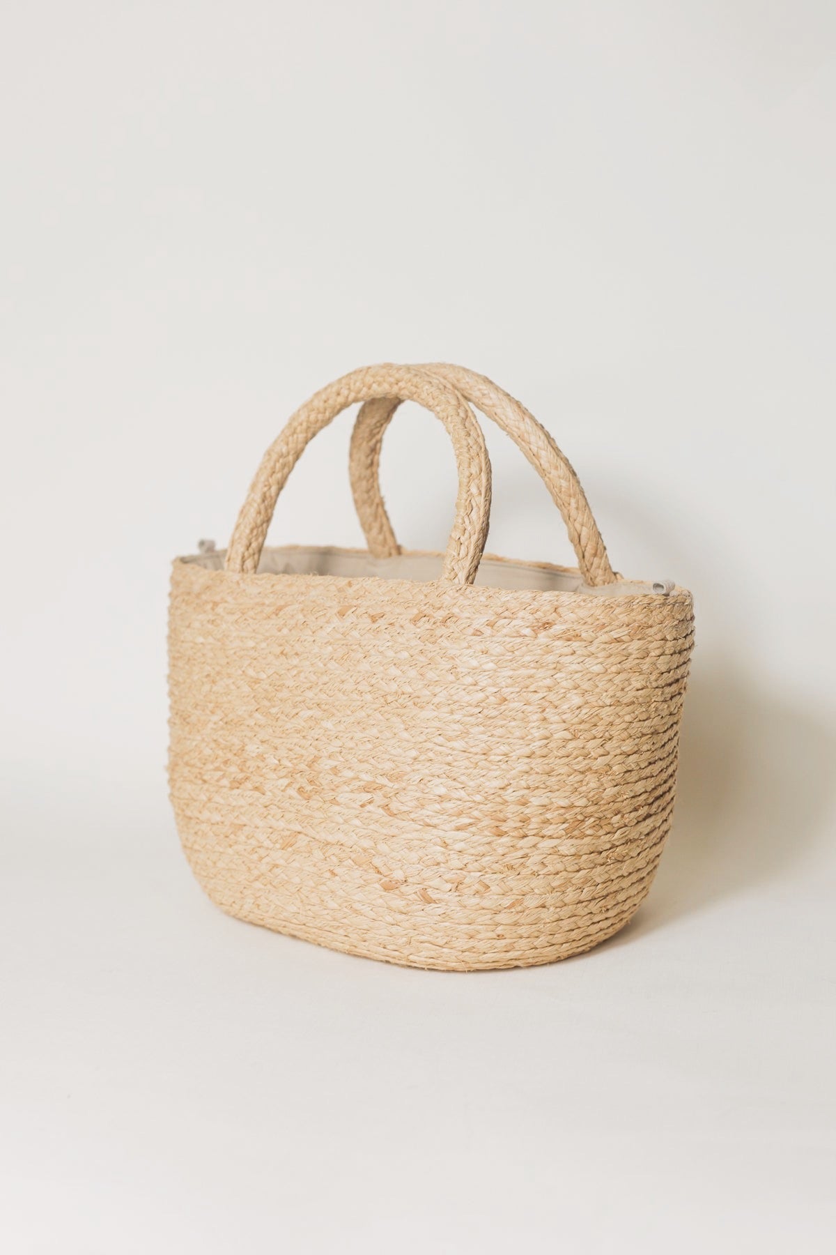 Túi bucket raffia Ray