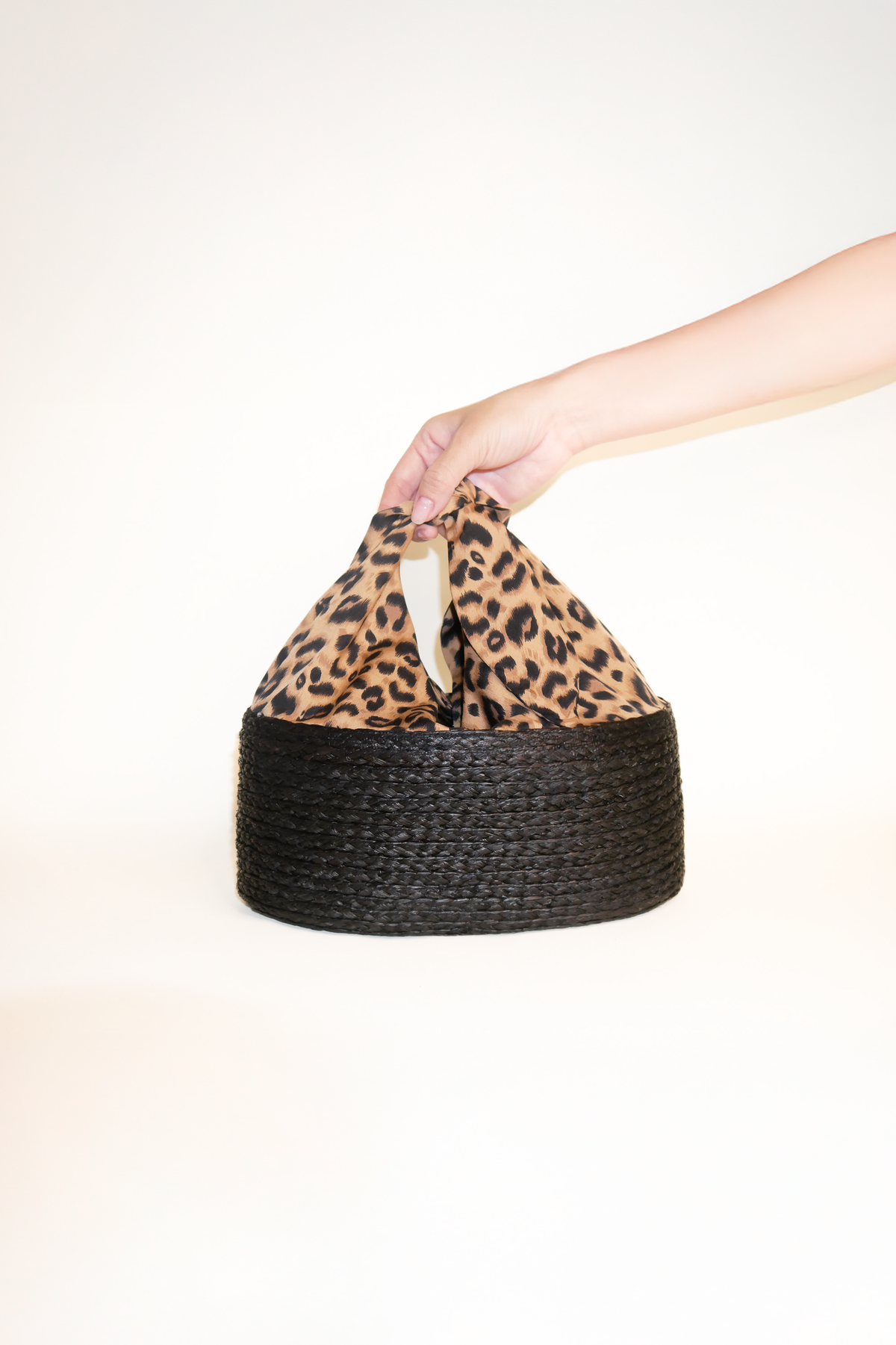 Le Panier Noir Félis bag limited leopard print edition