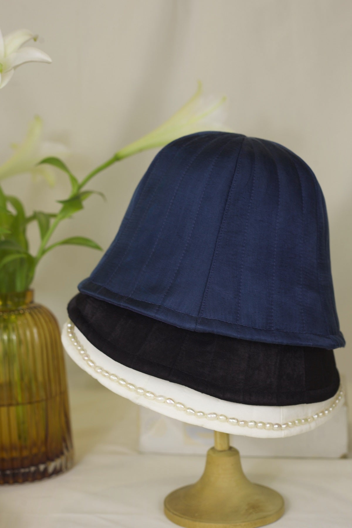 Chapeau de seau en soie Vaud