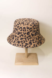 Leopard bucket hat