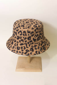 Leopard bucket hat