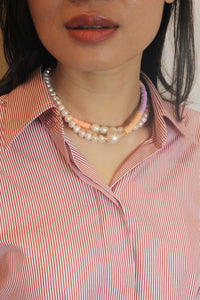 Minerva colorful pearl necklace