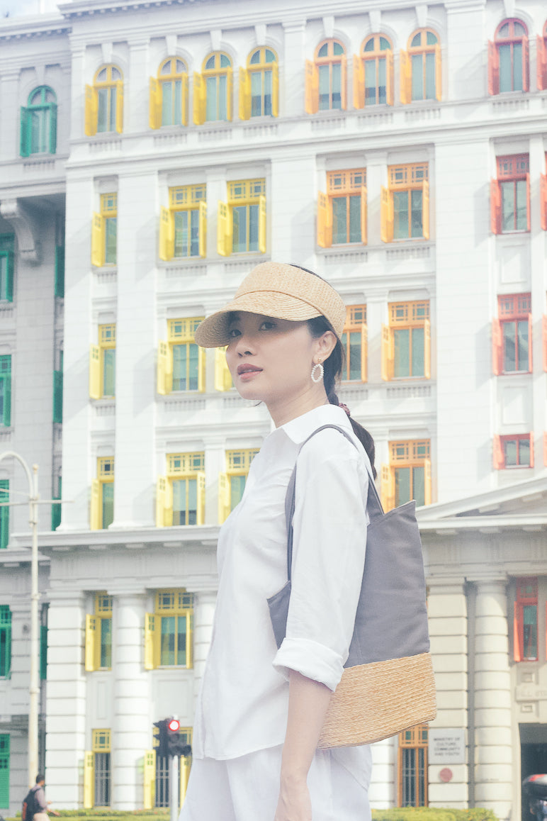 Tender Visor raffia hat