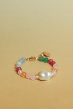 Charger l&#39;image dans la visionneuse de galerie, Bracelet Rainbow perles &amp; pierres semi-précieuses colorées