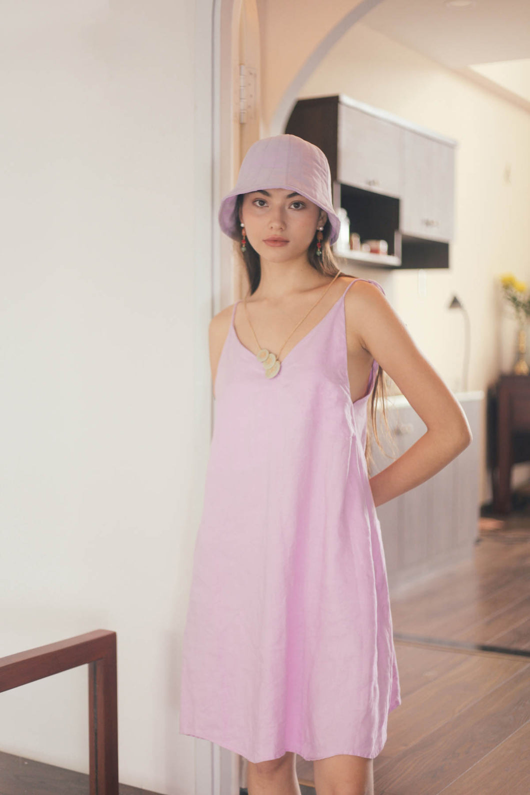 Rhode linen darling mini dress