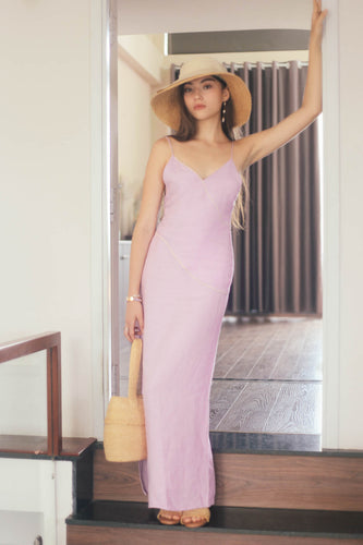 Sunset linen darling long dress