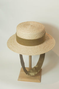 Yoyo Canotier raffia hat
