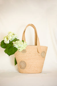 Sandra Classic raffia bag