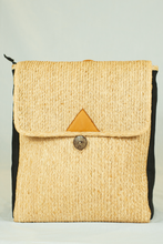 Load image into Gallery viewer, Habi Jumbo raffia backpack
