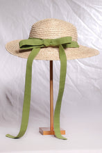Load image into Gallery viewer, Aimée raffia straw hat Chanel vintage Grass