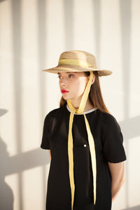 Aimée raffia straw hat Chanel vintage