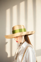 Tải hình ảnh vào Thư viện hình ảnh, Angie hat, Sun hat, Jardin D&#39;été, Eco Luxury, Raffia hat