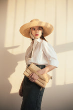 Tải hình ảnh vào Thư viện hình ảnh, Angie hat, Sun hat, Jardin D&#39;été, Eco Luxury, Raffia hat