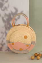 Tải hình ảnh vào Thư viện hình ảnh, Clementine is round in shape. The two sides of the bag are decorated, incorporating details to emphasize a fun garden