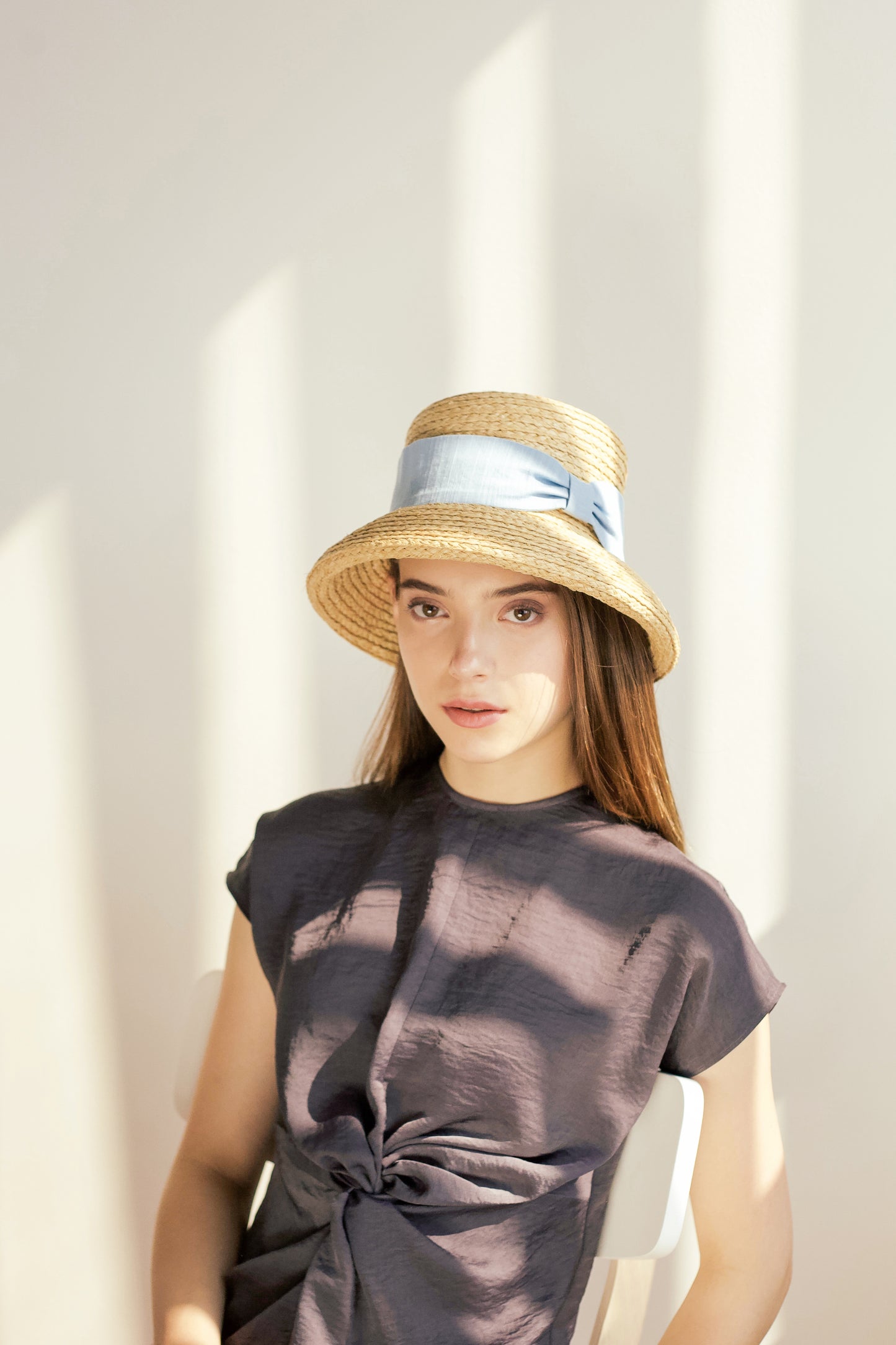 Daisy hat, Sun hat, Jardin D'été, Eco Luxury, Raffia hat