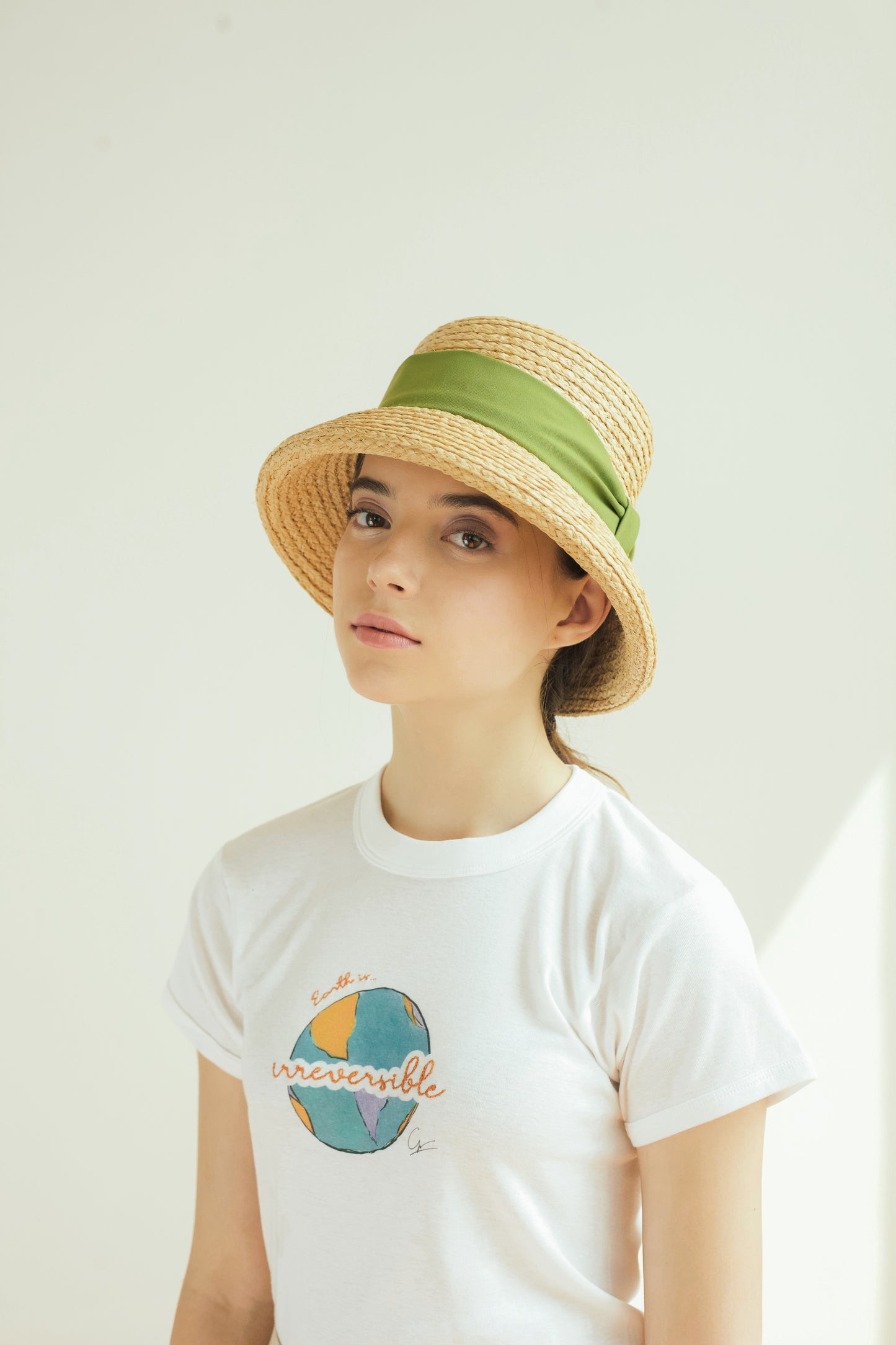 Daisy hat, Sun hat, Jardin D'été, Eco Luxury, Raffia hat