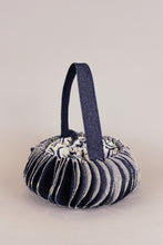 Load image into Gallery viewer, Round Lantern lunch bag, Everyday cool objects, Refinity by Leinné, Upcycled Fabrics, Eco luxury