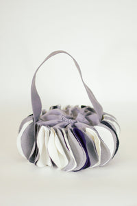 Round Lantern lunch bag, Everyday cool objects, Refinity by Leinné, Upcycled Fabrics, Eco luxury