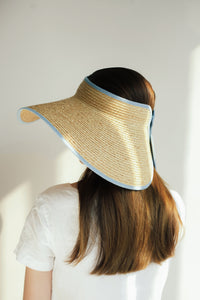 Eco luxury raffia hat 