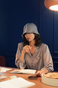 Lalaland hat, Bucket hat, Reflective Pace - Resort 2020, Eco linen, Eco luxury