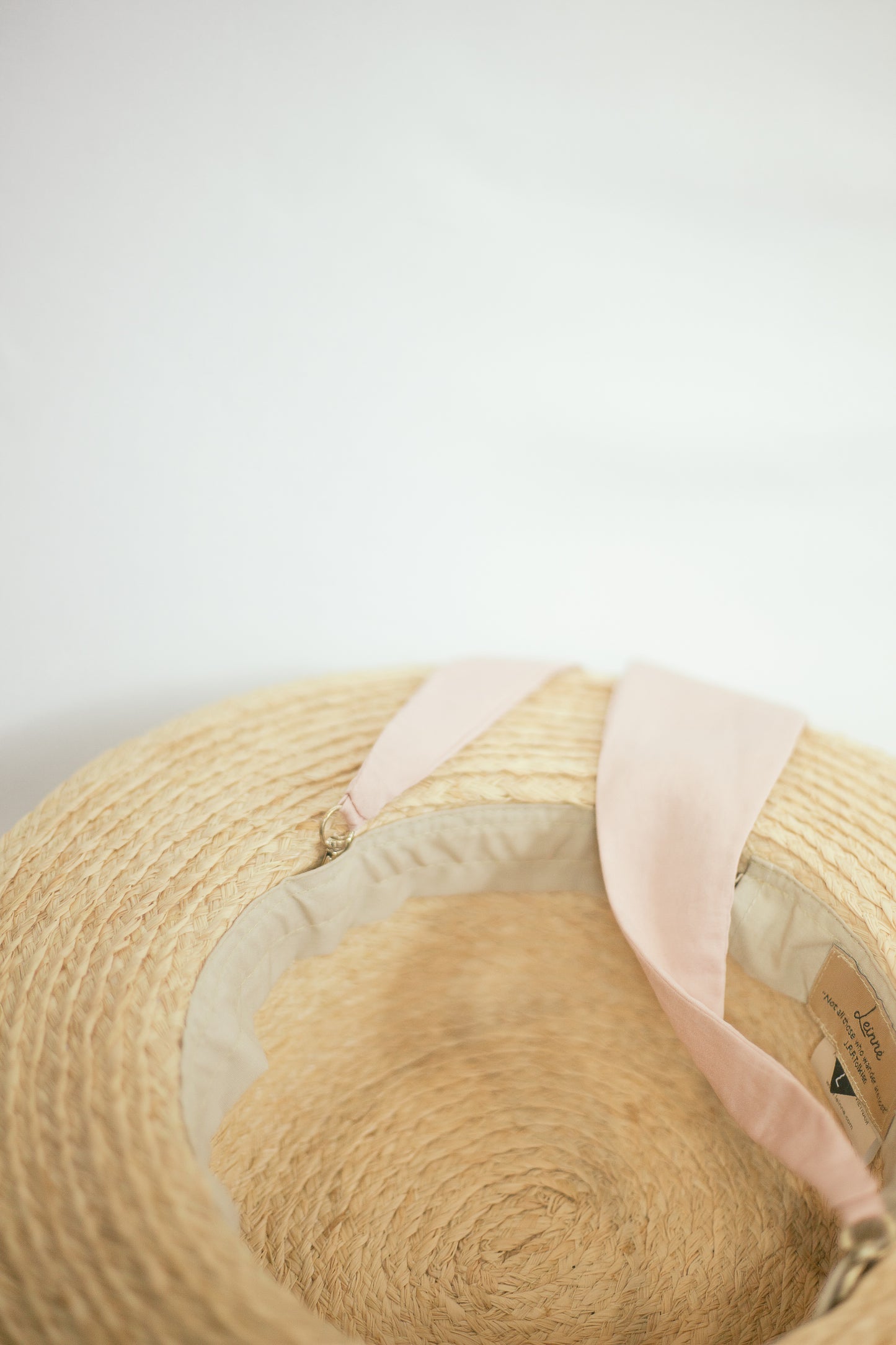 Chapeau canotier Yoyo en raphia