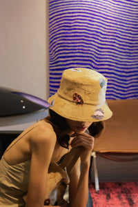 Leopard Dance hat, Bucket hat, Reflective Pace - Resort 2020, Eco Fur, Eco luxury