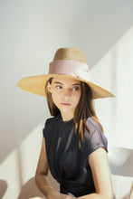 Load image into Gallery viewer, Lilou hat, Sun hat, Jardin D&#39;été, Eco Luxury, Raffia hat